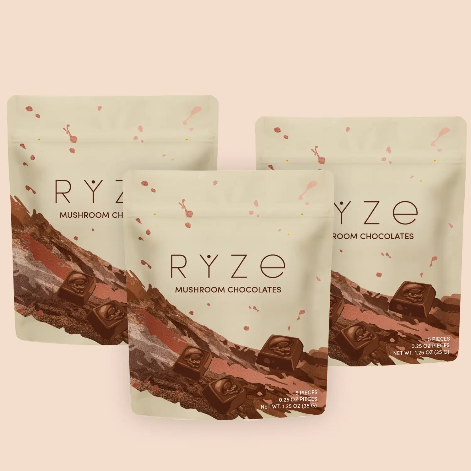 Mushroom Chocolates Rye (15 pieces) - BSG7