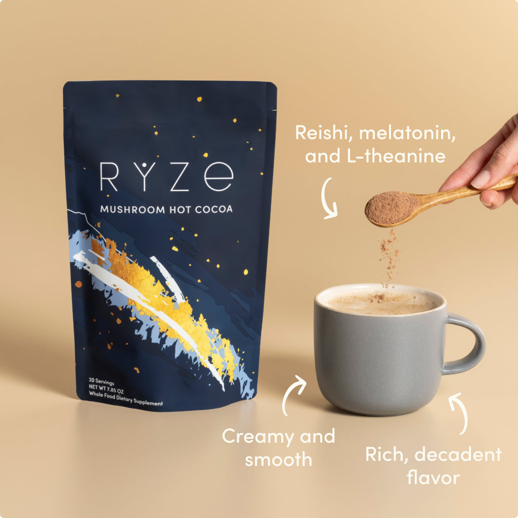 RYZE Nighttime Mushroom Cocoa Starter Bag - 3OVS