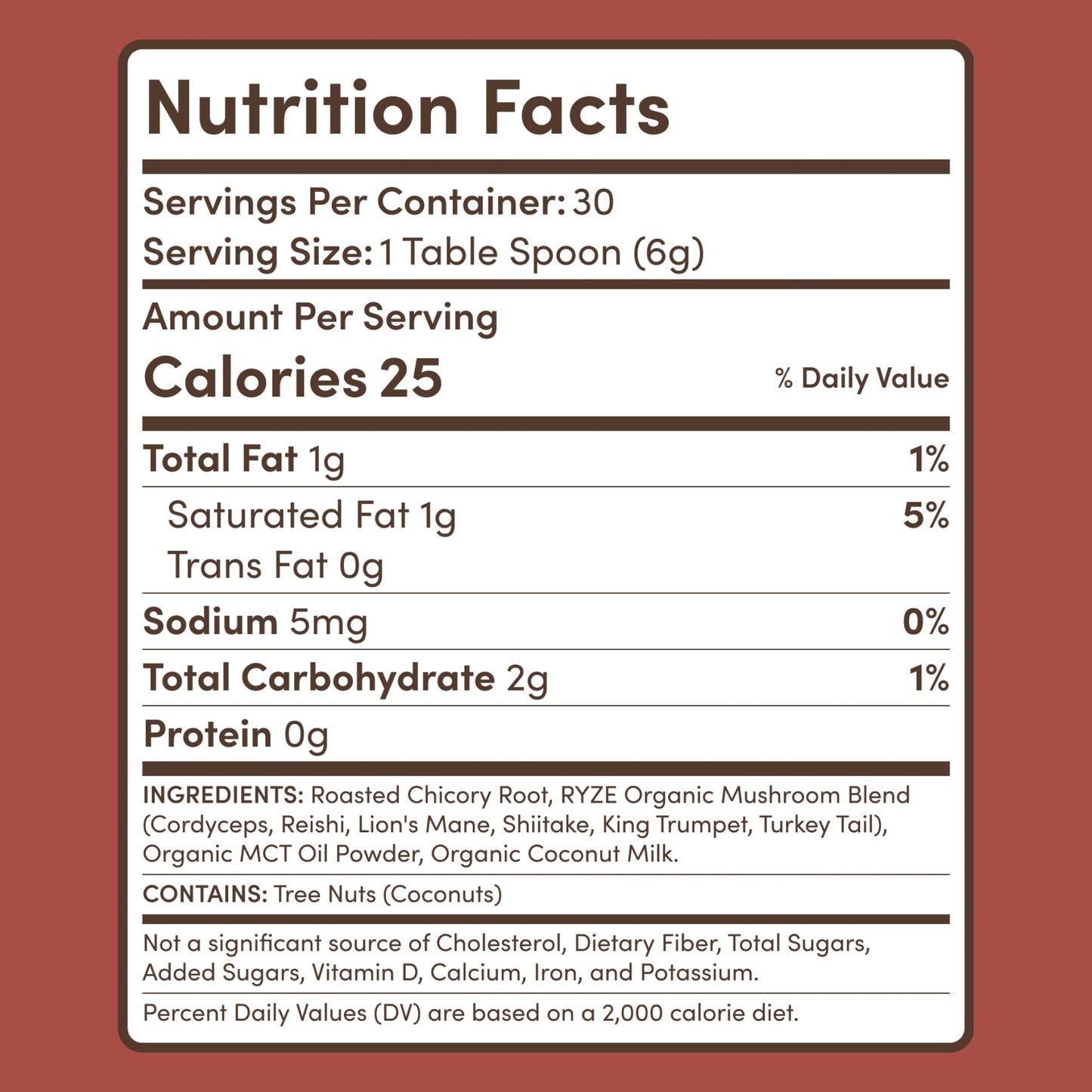 Mushroom Chicory (30 Servings) - SSNX