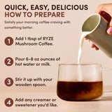 Mushroom Coffee Dark Roast Starter Kit 60 Serving - JY0X