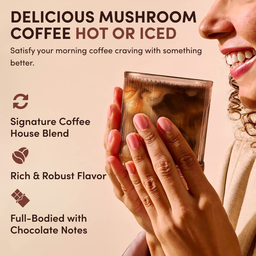 Mushroom Coffee Dark Roast (30 Servings) - FVTS