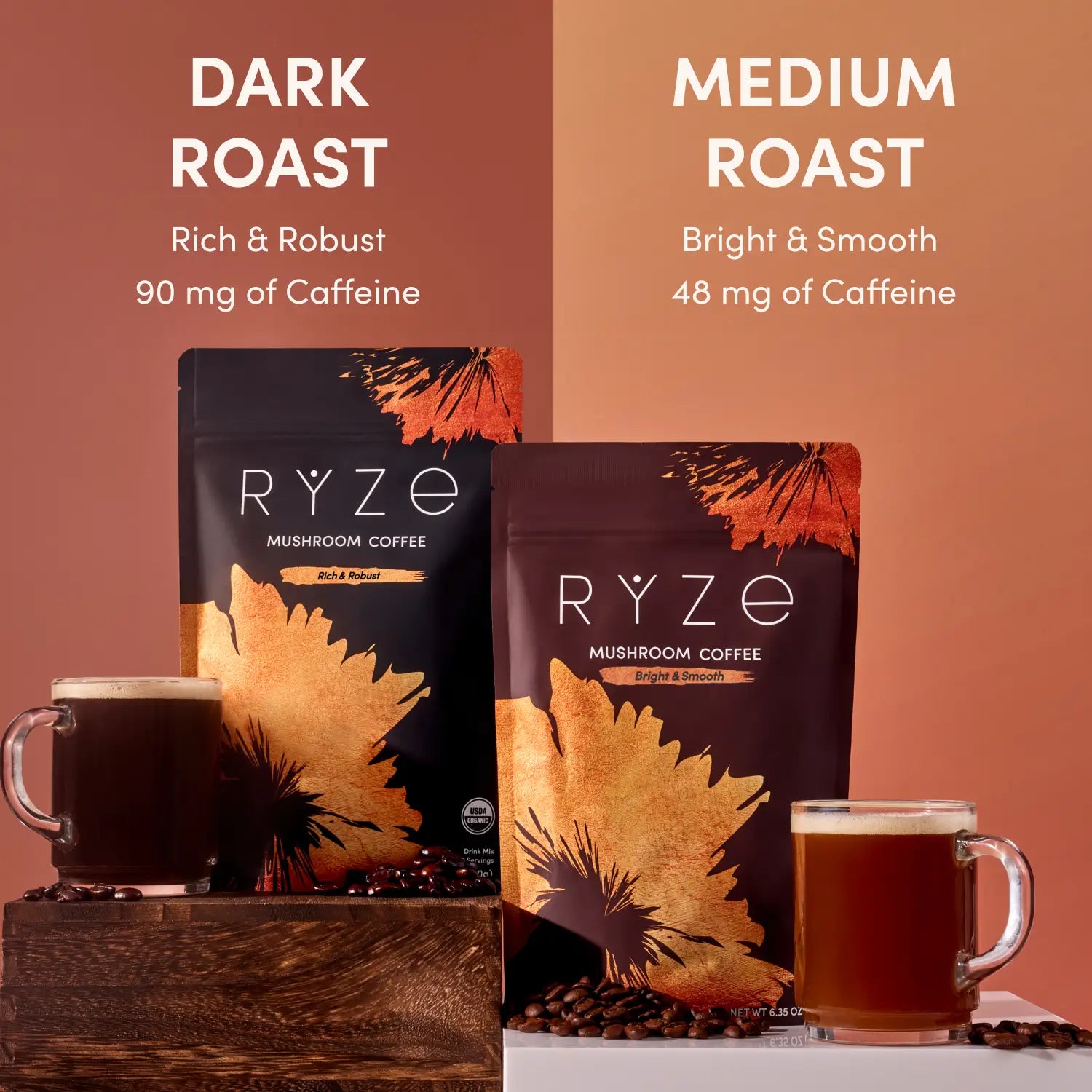 RYZE Ritual Set Dark Roast (90 Day Plan) - EOUX