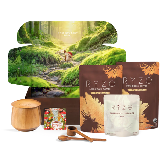 Mushroom Coffee Ritual Set (6 Month Plan) - F0P8