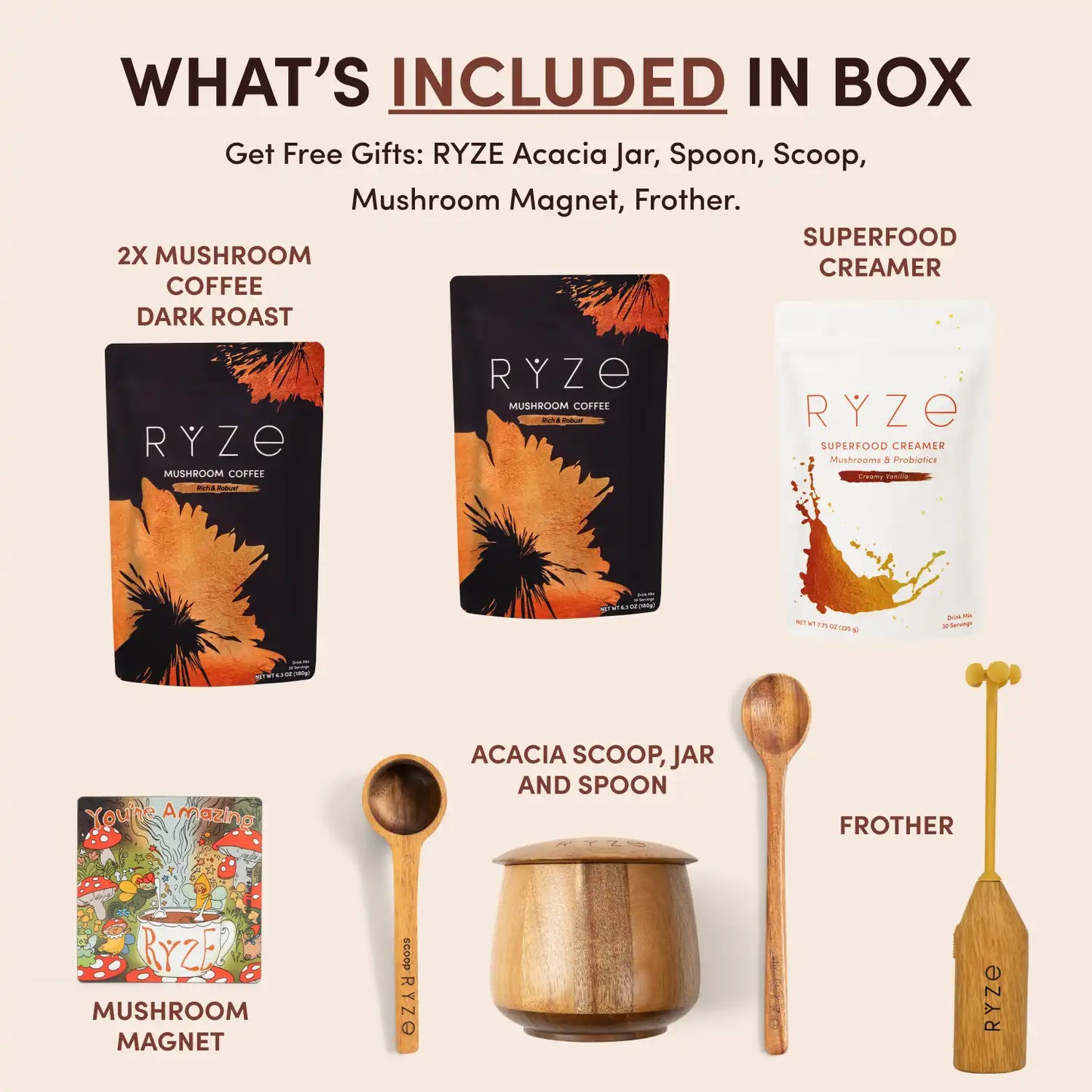 Mushroom Coffee House Blend Ritual Set - 104U