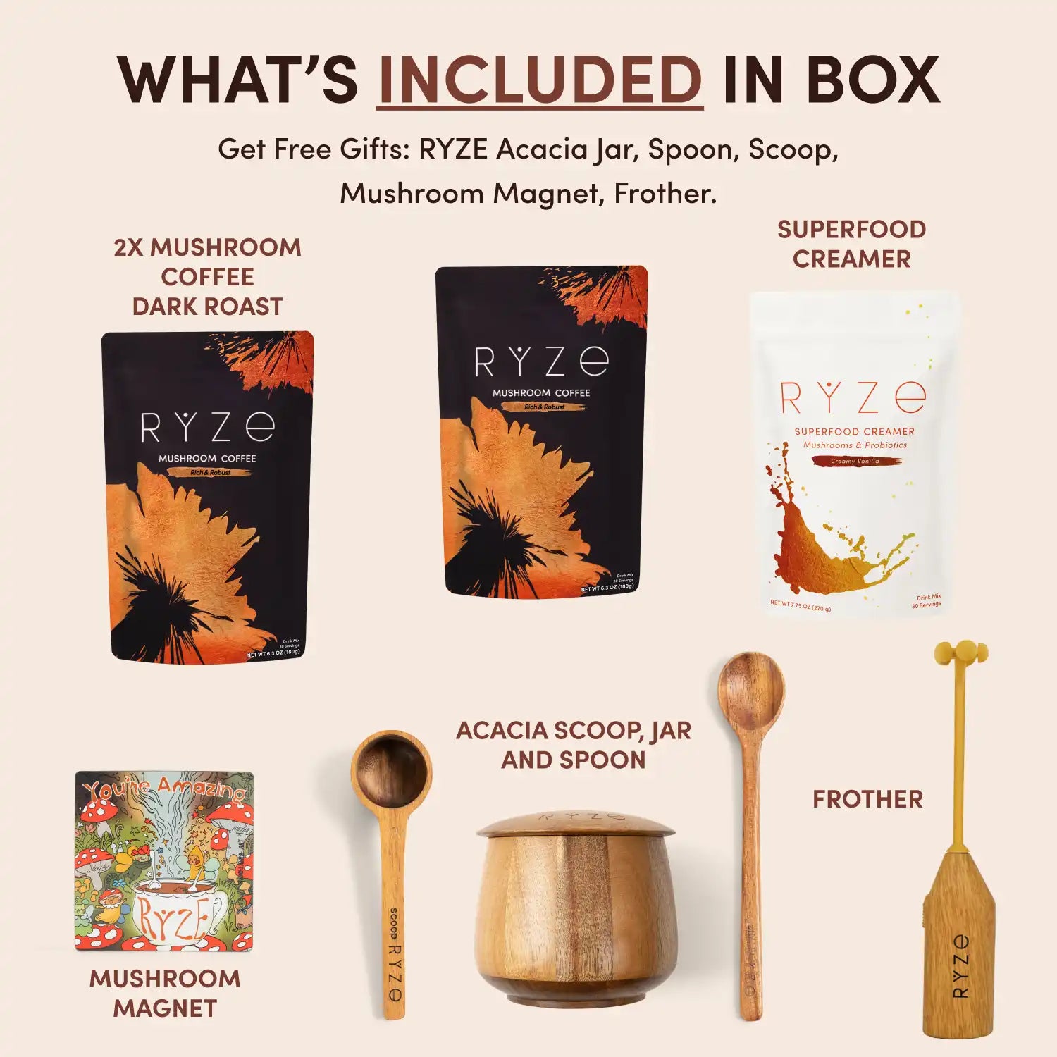 Mushroom Coffee Ritual Set - JRMC