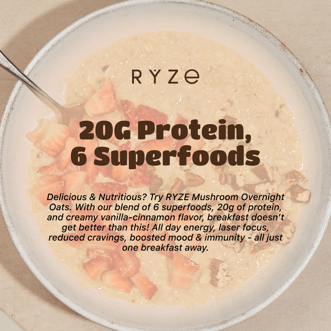 Mushroom Overnight Oats Pack (28 Servings) - DPO2