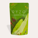 RYZE Mushroom Matcha - with 6 Organic Adaptogenic Mushrooms Grown In USA and Ceremonial-Grade Japanese Matcha - S7DJ