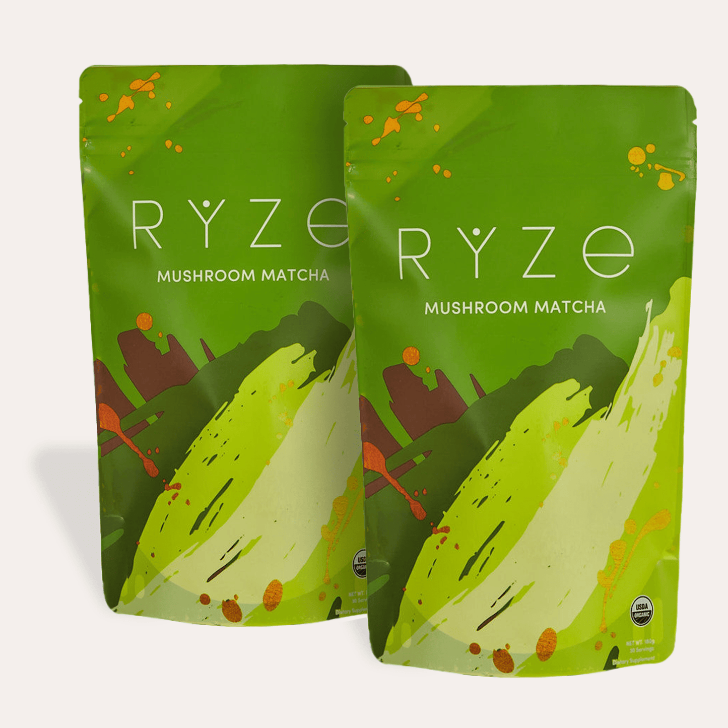 RYZE Organic Mushroom Matcha Starter Kit (60 servings) - UONM