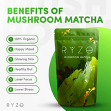 RYZE Organic Mushroom Matcha Starter Kit (60 servings) - UONM
